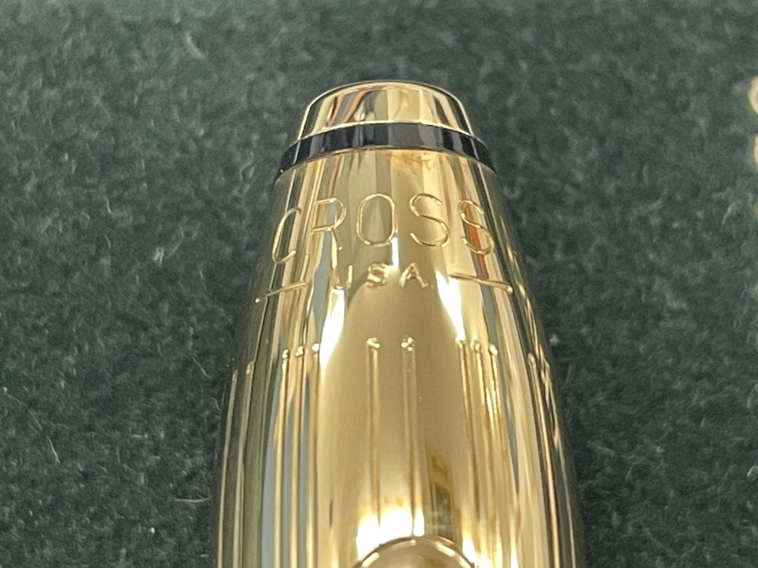 【未使用】CROSS クロス万年筆 18K 金張 ボールペン、シャーペンセット