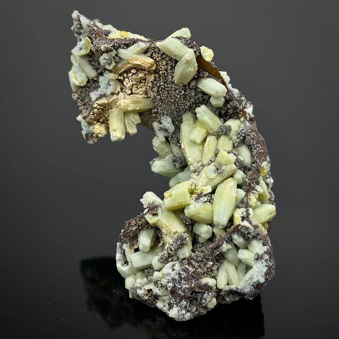 プルンボグマイト　鉛ゴム石　鉱物標本　原石鉱石　天然石　ストーン　バイカラー