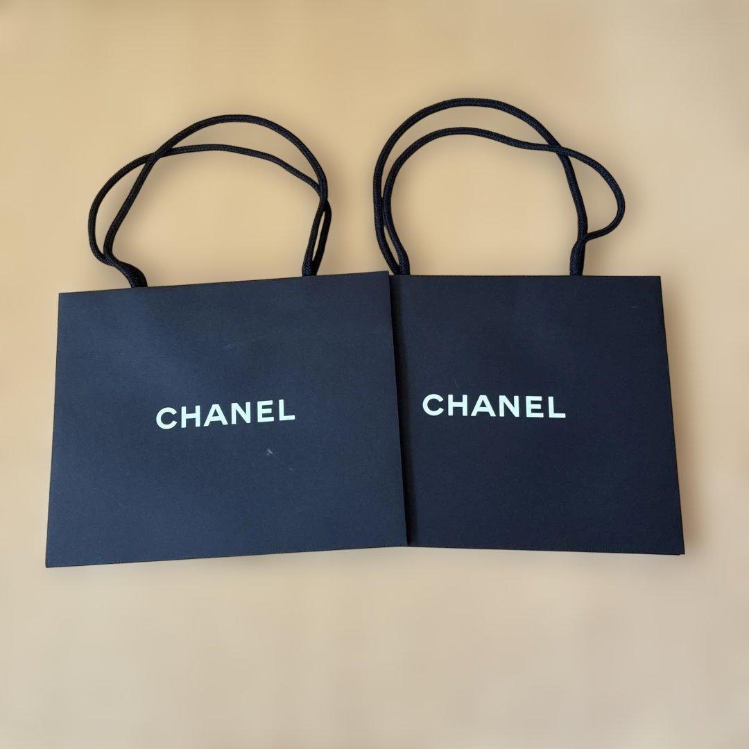 シャネル　ショッパー　空箱　マグネット　説明書　付属品　セット