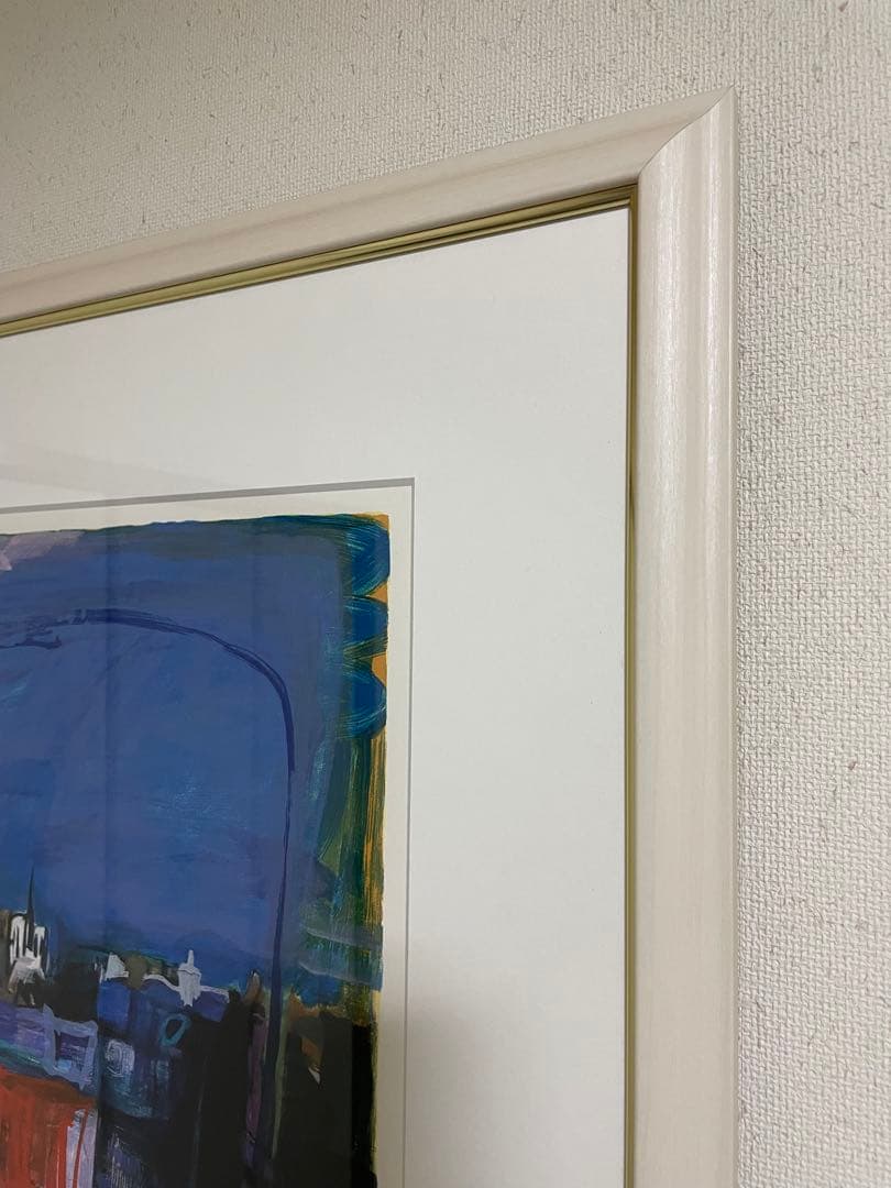 吉岡耕二『PARIS』　サロン・ドートンヌ正会員　版画(シルクスクリーン)