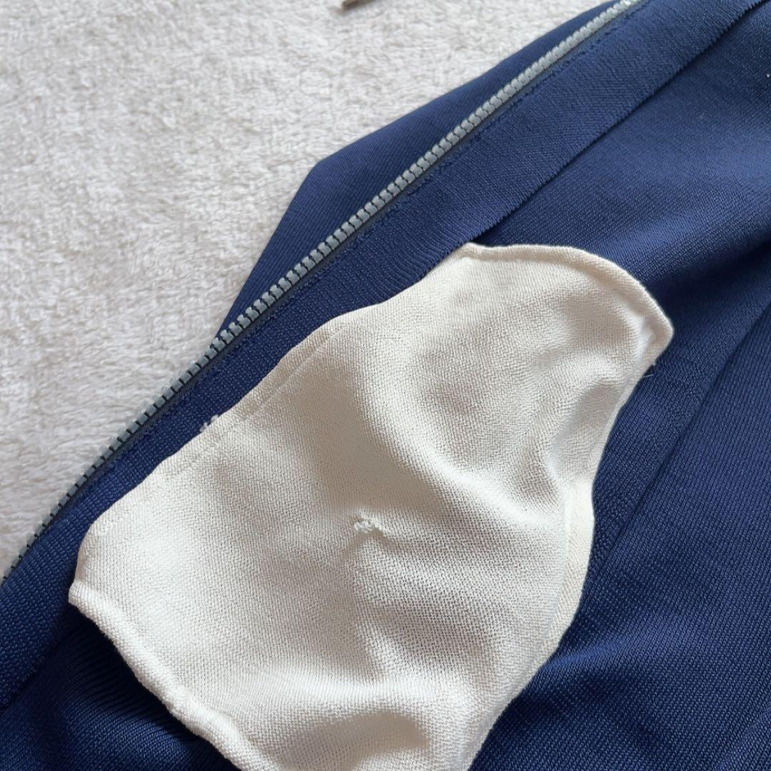 極美品 　マークアンドロナ 　ニット　セットアップ　パーカー　スカート ネイビー