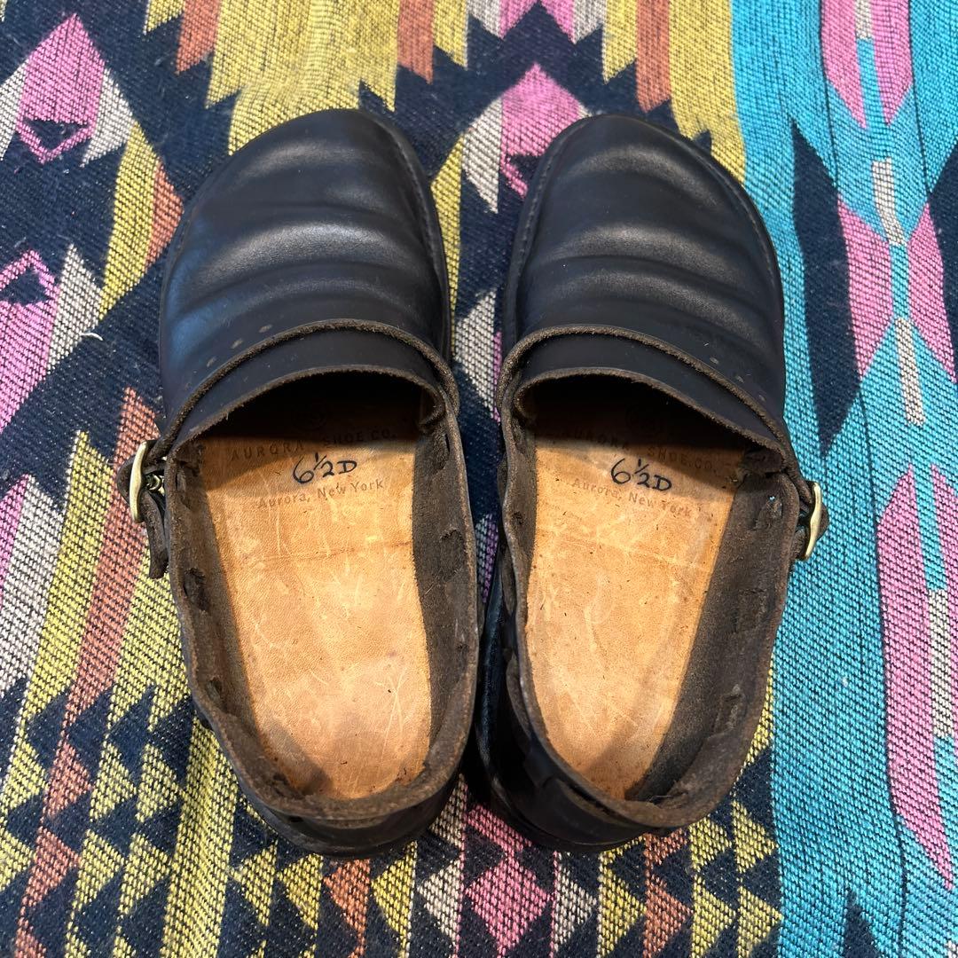 オーロラシューズ　23.5 美品　黒