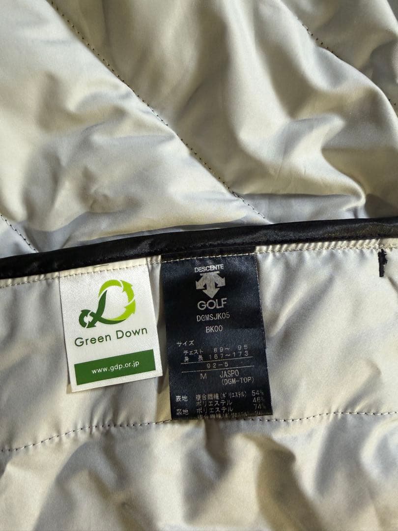 デサントGOLF ダウン ジャケット Mサイズ