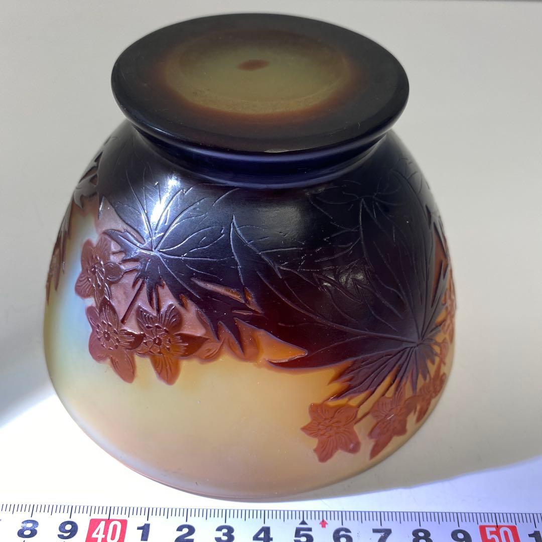 エミールガレ　鵬雲斎　茶碗　共箱　直径14㎝　チコヒ　東な7-0921⭐︎1F