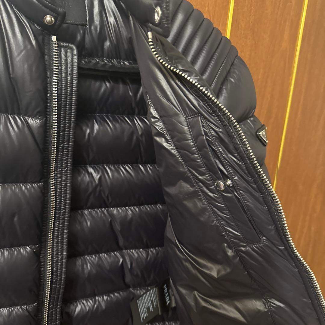 PRADA ライダースダウンジャケット