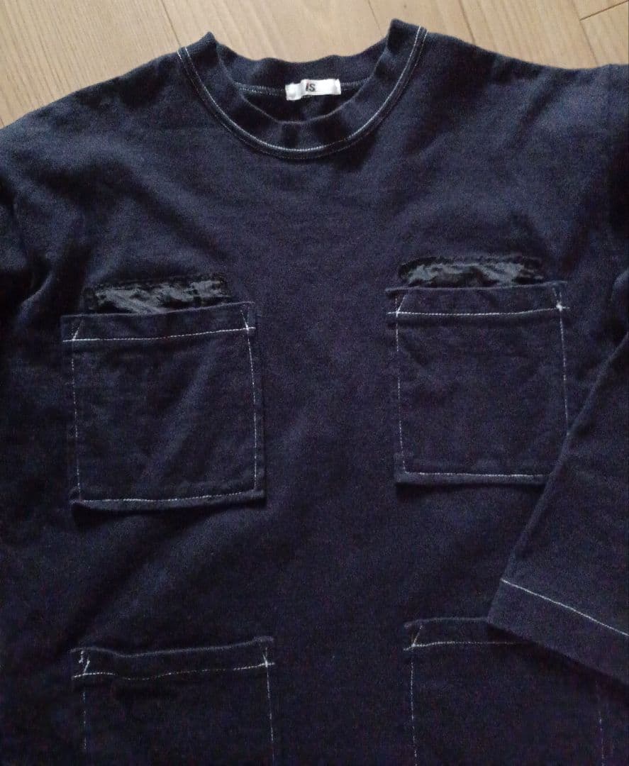 90s イッセイミヤケ ロング スウェット　マルチポケット イッセイミヤケ希少