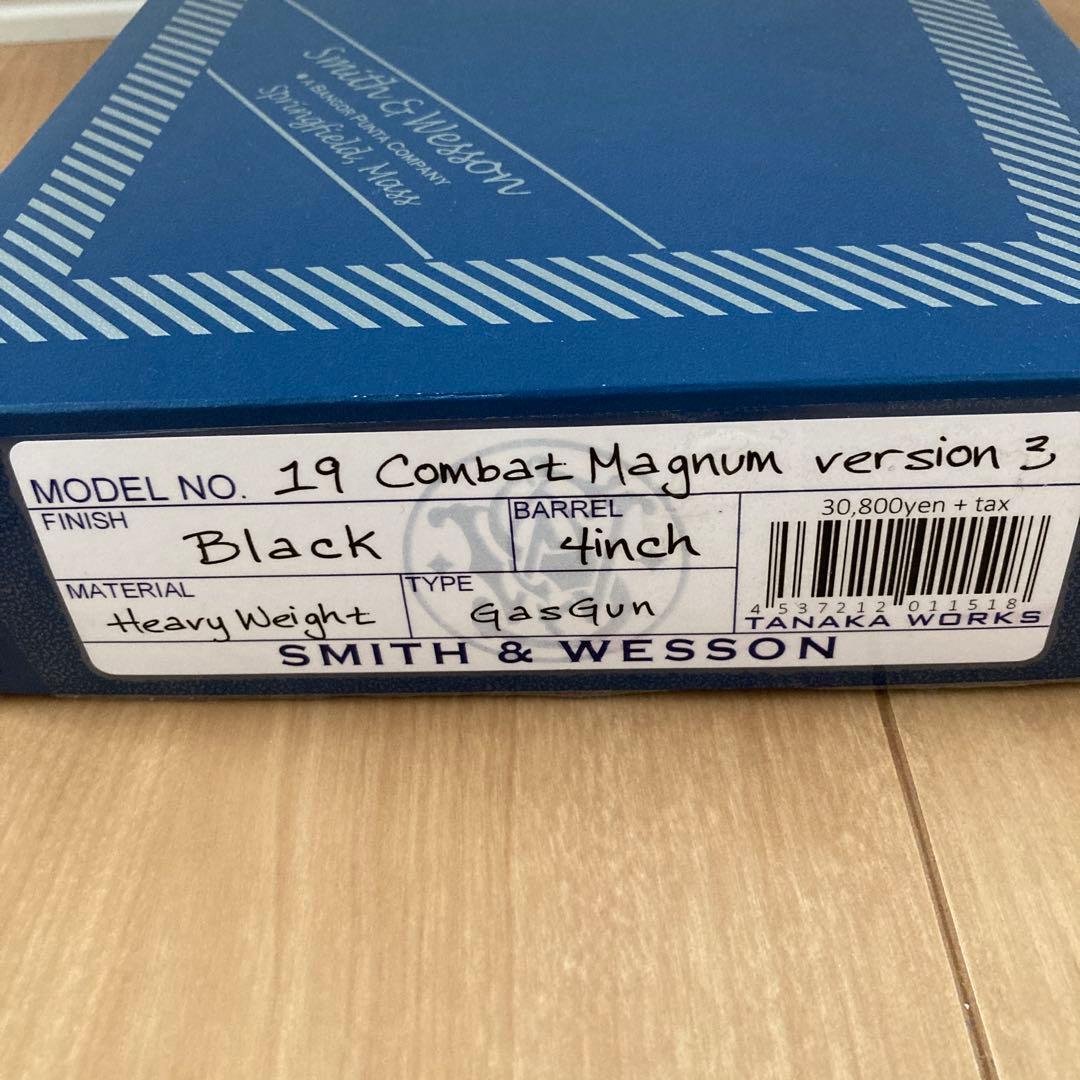 タナカ　スミス&ウェッソン m19 コンバットマグナム　version3 S&W