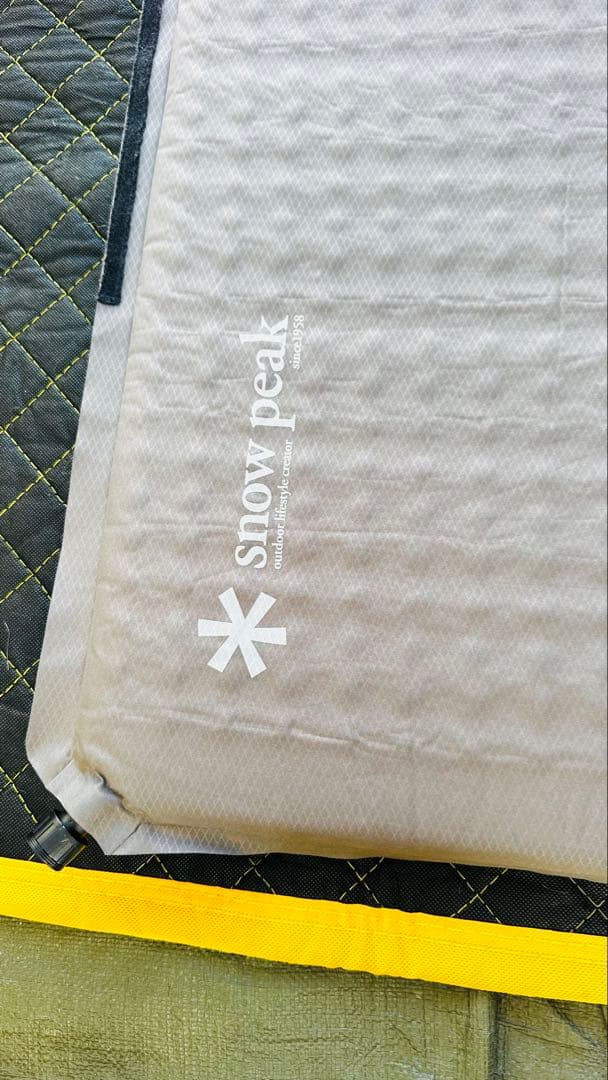 スノーピーク インフレーターダブルマット　テレコ　中古　②