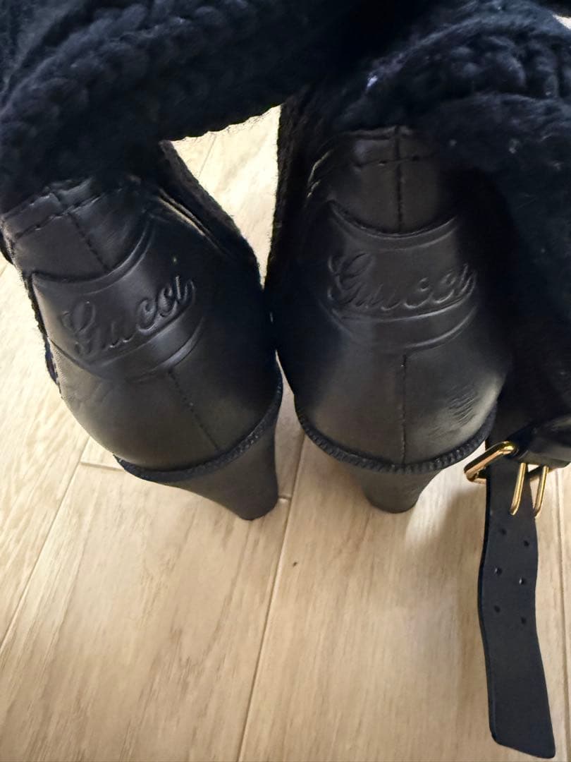 グッチ　GUCCI ニットブーツ