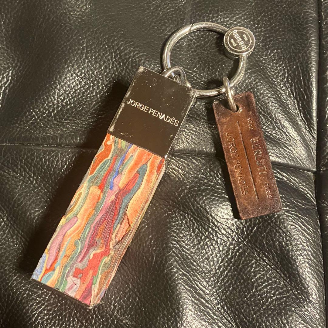 BERLUTI ホルへ・ペナデス コラボキーリング バッグチャーム キーホルダー