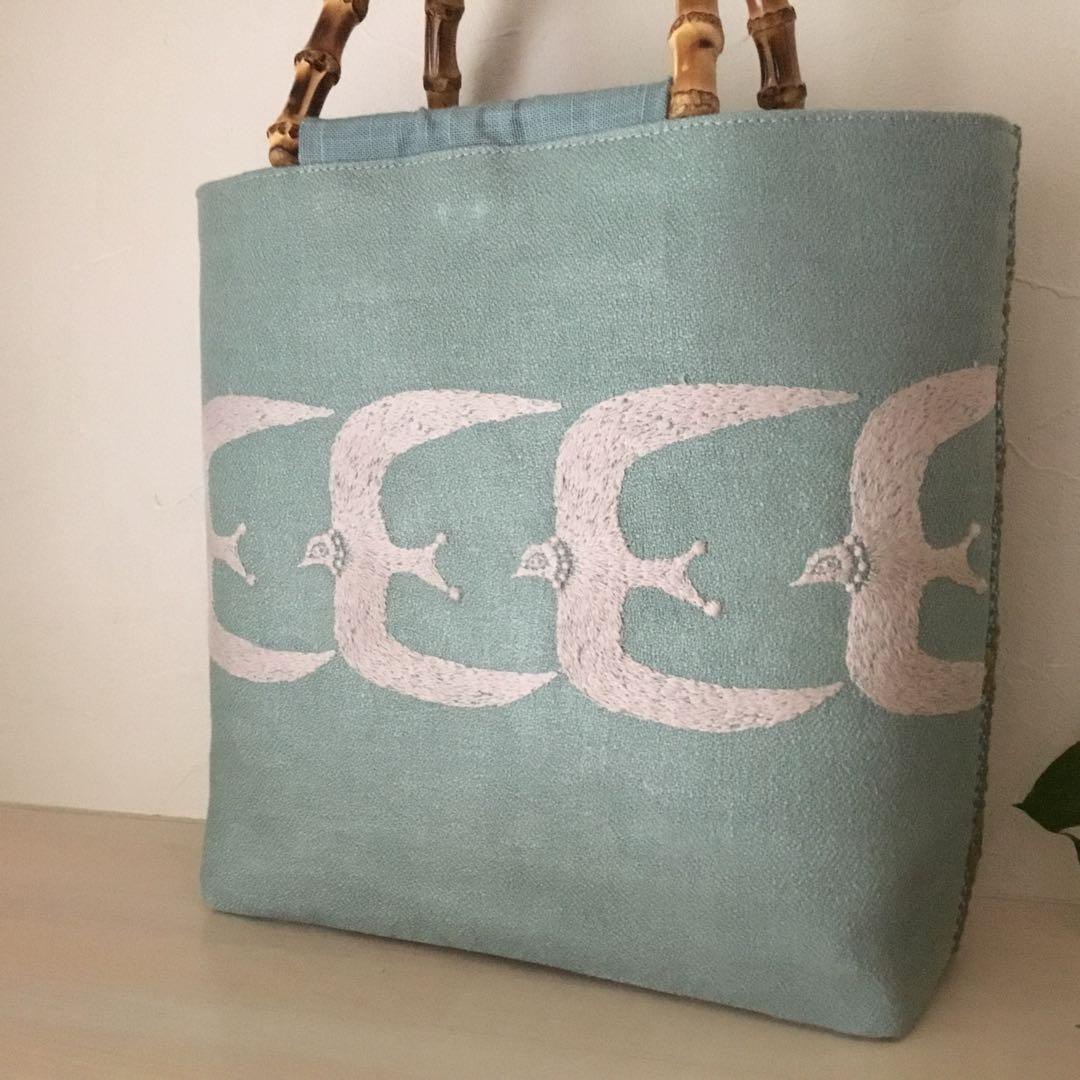 ミナペルホネン ♣︎ go!・タンバリン♣︎ハンドメイドバッグ