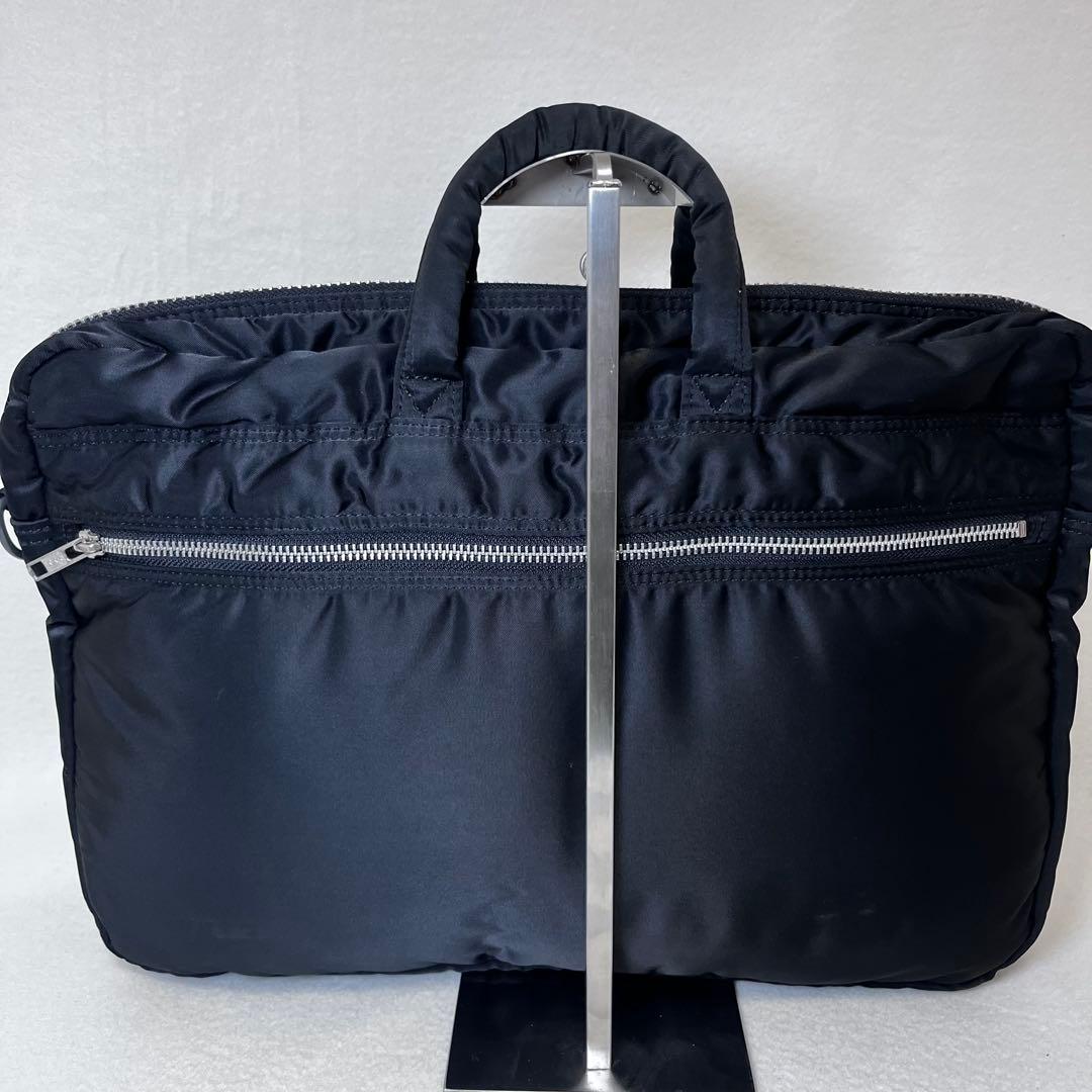 ☆美品☆ ポーター タンカー ブリーフケース 2way ブラック ナイロン 黒