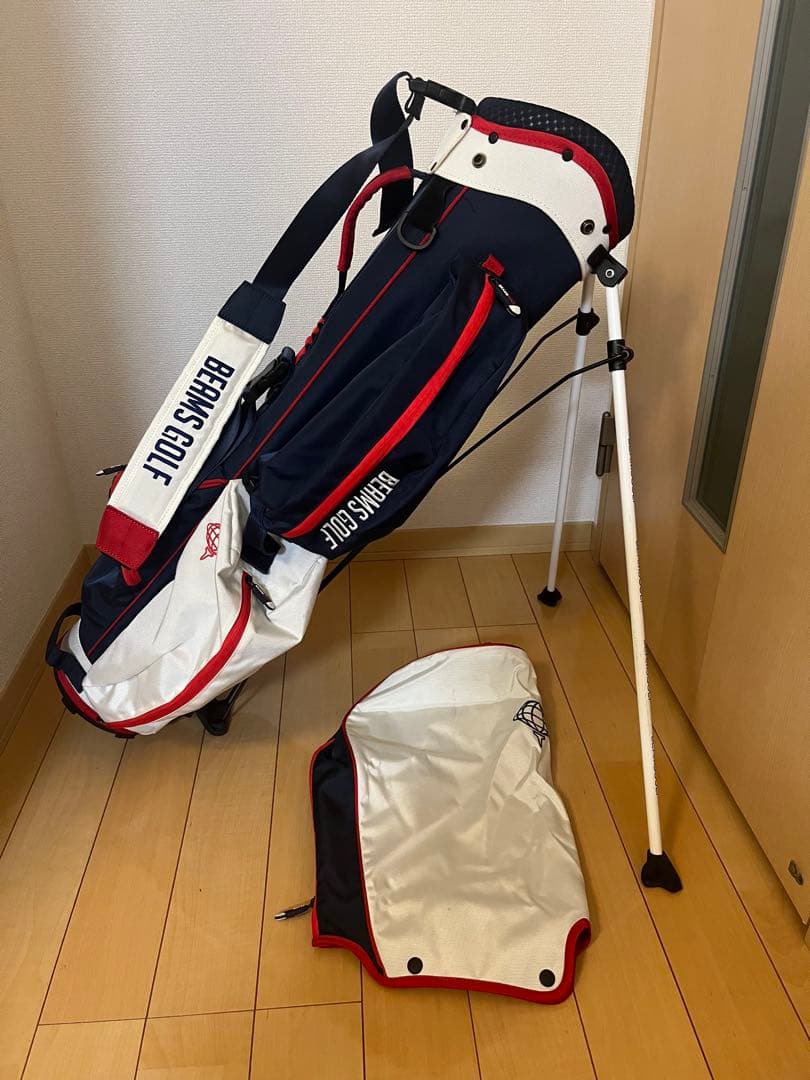 【美品】BEAMS GOLF キャディバッグ スリム　スタンド式【レアカラー】