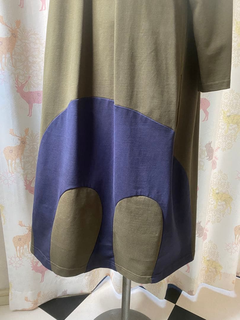 お値下げ‼️I ＋ mu 長袖ワンピース　サイズ38 マツオインターナショナル