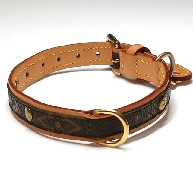 良品 ルイヴィトン 首輪 カラー 小型犬 M58072 コリエバクスターPM②