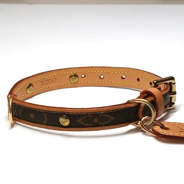 良品 ルイヴィトン 首輪 カラー 小型犬 M58072 コリエバクスターPM②