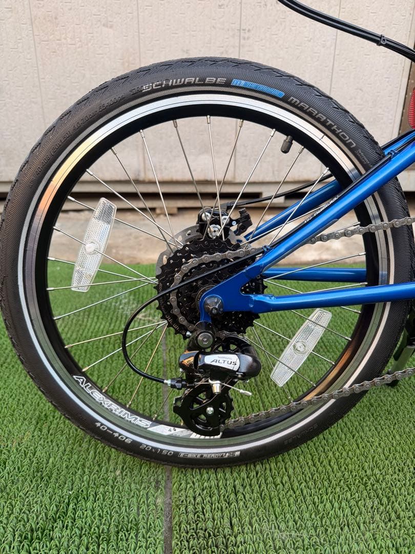 outre アウトレ 自転車 1.5輪車 ONE POINT FIVE ブルー