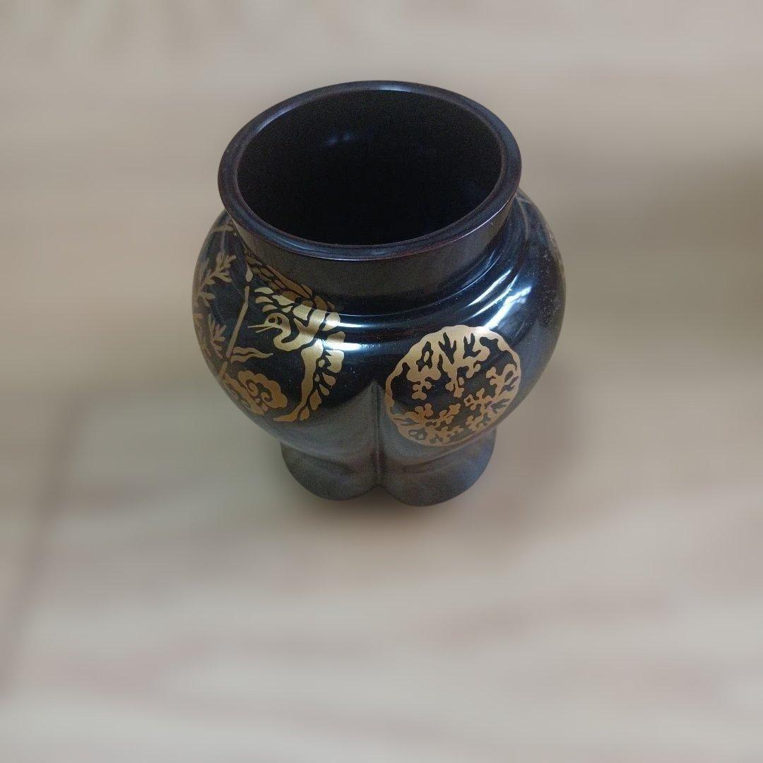 金森春次作 有職文蒔絵盃台 山本春正別家 後見人