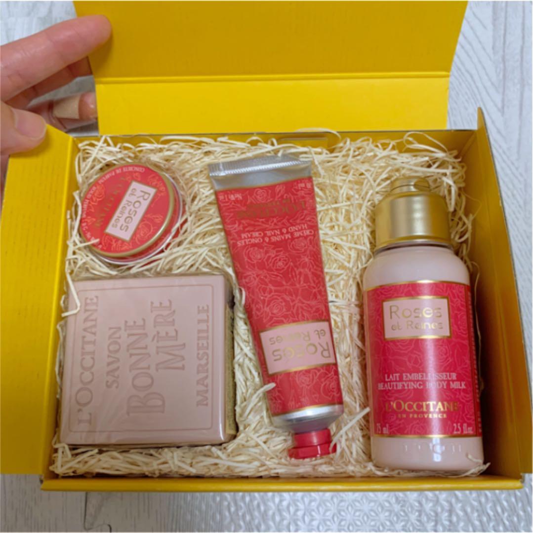 ロクシタン　ローズ　ハンドクリーム　　ボディミルク　プレゼント