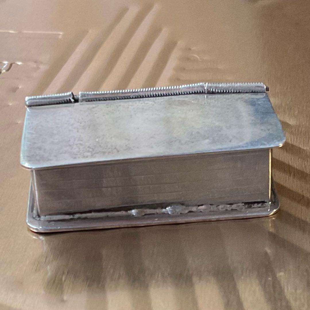 アンティークピルケース　スペインシルバー925　小物入れ　銀雑貨　蚤の市