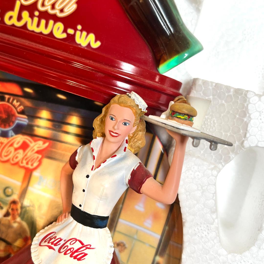 コカコーラ・1950s ウェートレス フィギュア・ダイナー＆ プレート,限定生産