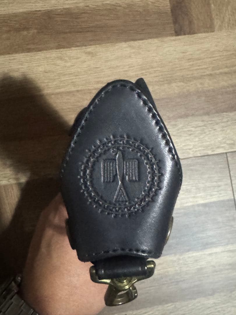 希少 ブラックミーンズ バナナケース　レザーケース　牛革　キーホルダー　チャーム