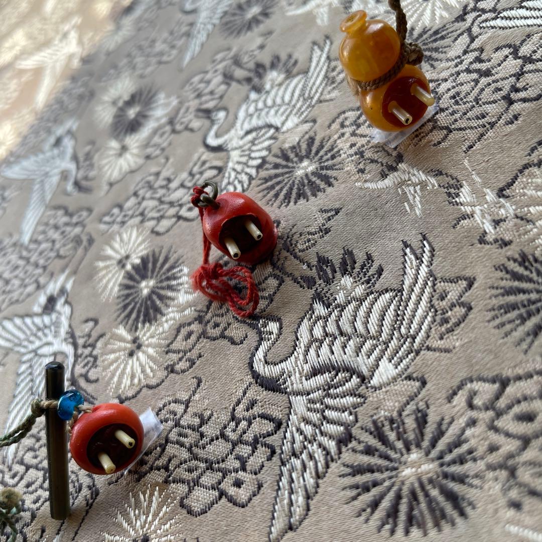 神戸人形　出目人形　達磨　瓢箪　煙草入れ