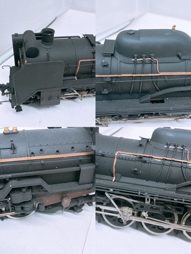 D51 528 蒸気機関車 鉄道模型 大型模型 本体＋テンダー セット ブラック