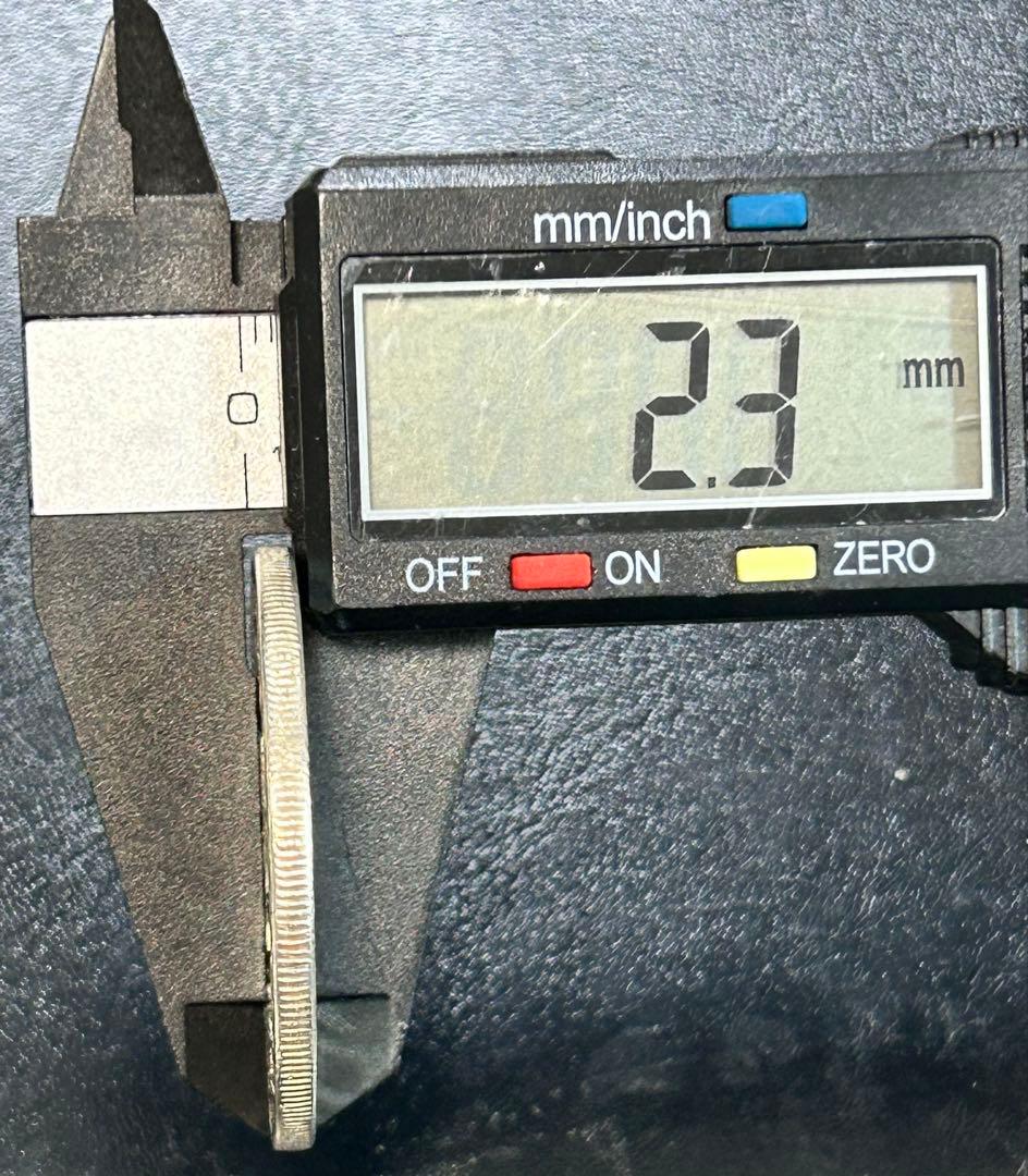 D*E様 (銀貨保証)一圓銀貨 重さ約26.91g 明治8年 コレクション古銭