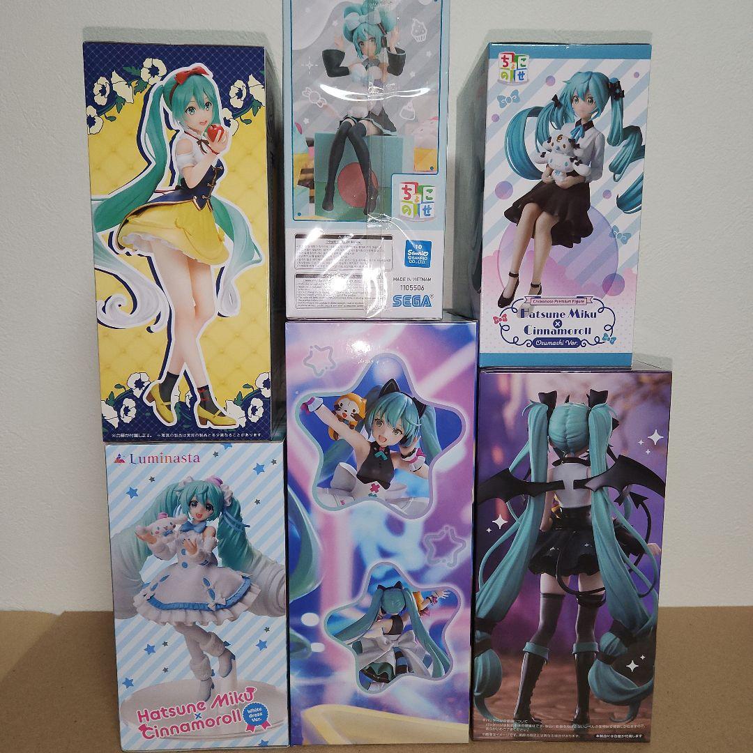 初音ミク　コラボフィギュア　6点　#白るまんどのフィギュア