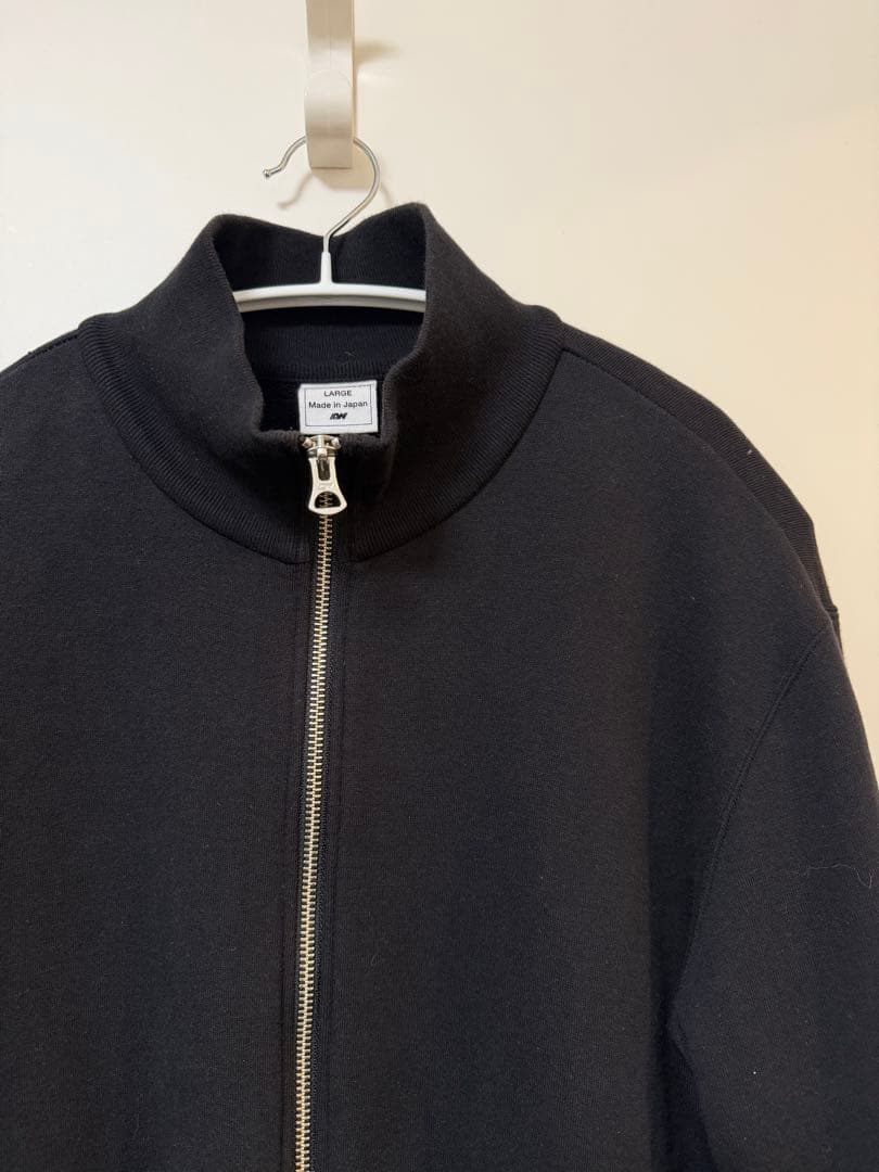 LW79 吊り編みトラックジャケット　ブラック　L