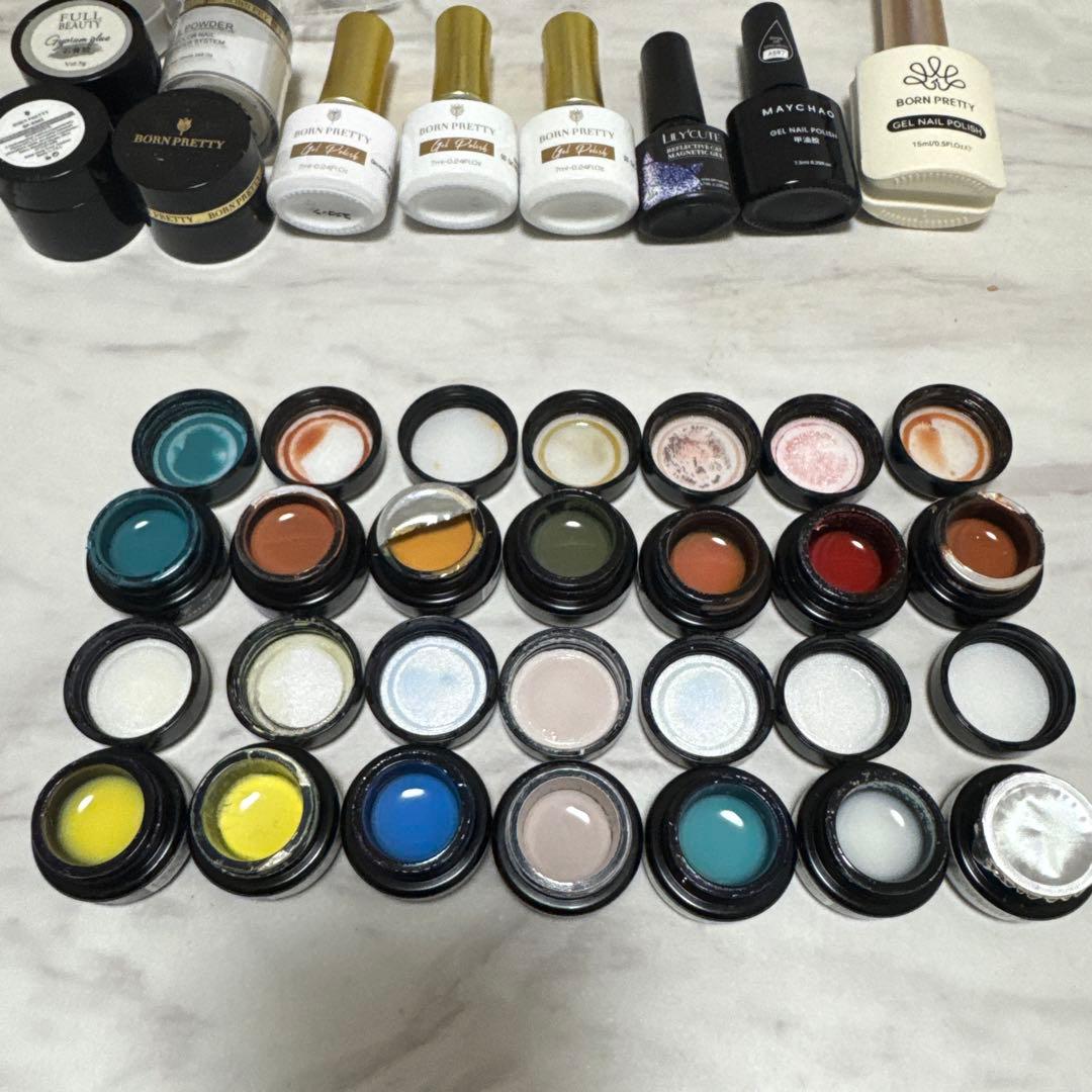 ネイルパフェ ジェル 36色 他 合計50点