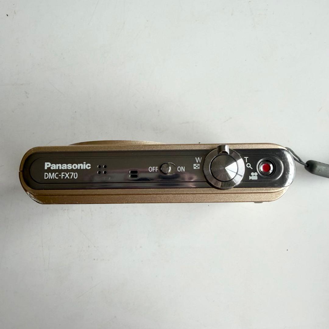 パナソニック LUMIX コンパクトデジタルカメラ DMC-FX70 ゴールド