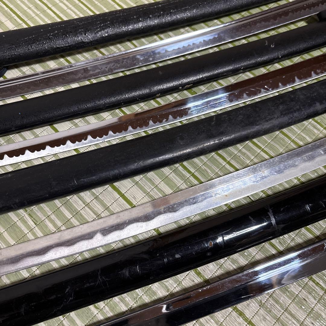 模造刀　模擬刀　武士　侍　伝統工芸　剣　ソード　太刀　鞘　鍔　4本