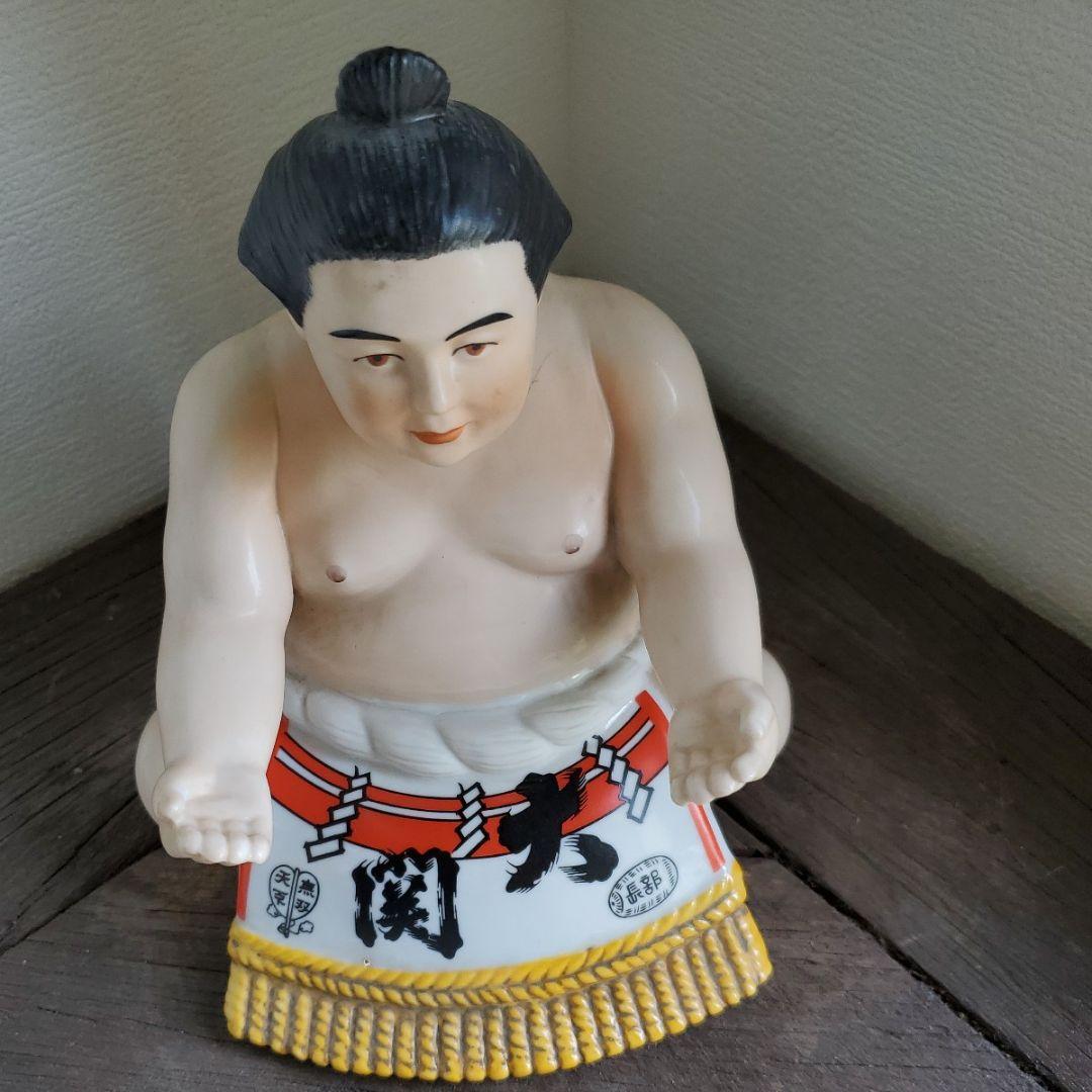 相撲人形型ボトル　大関　酒ボトル