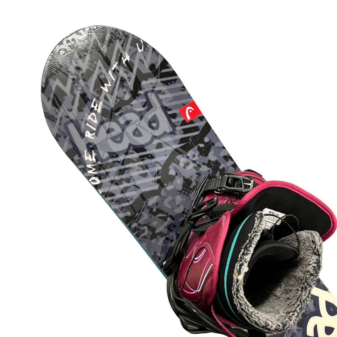 レディース3点セット HEAD MATRIX ROCKA 152 バイン ブーツ