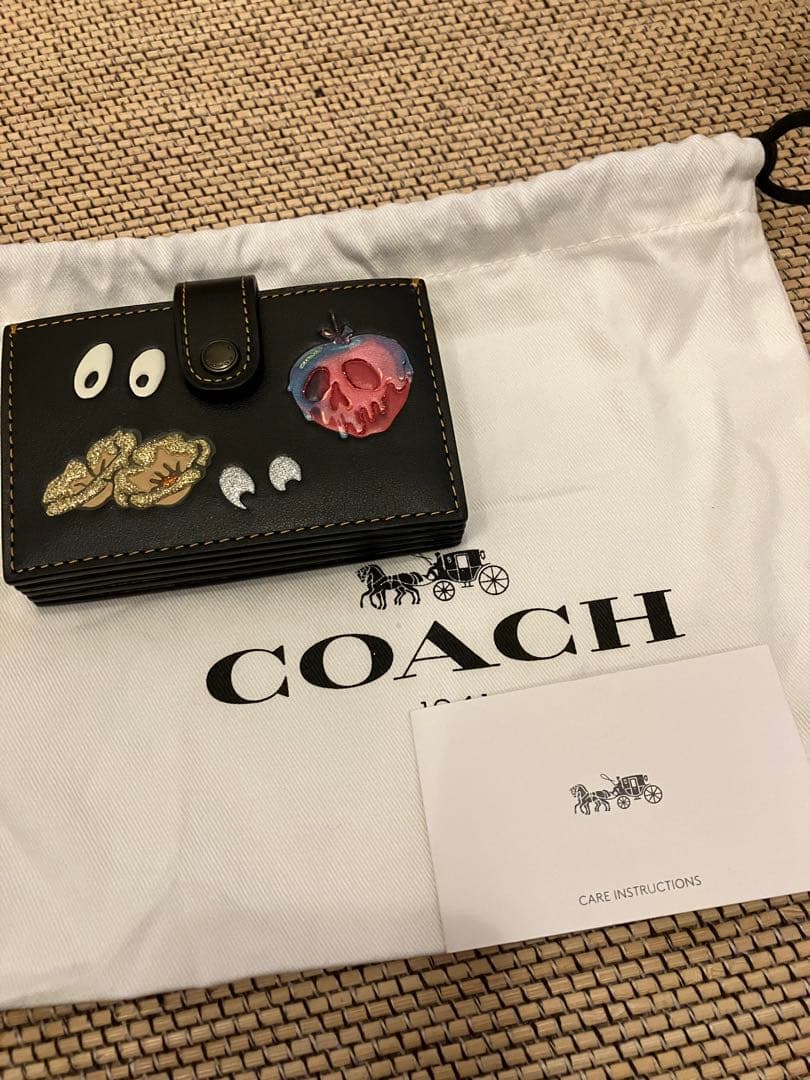 美品　COACH Disney アコーディオンカードケース