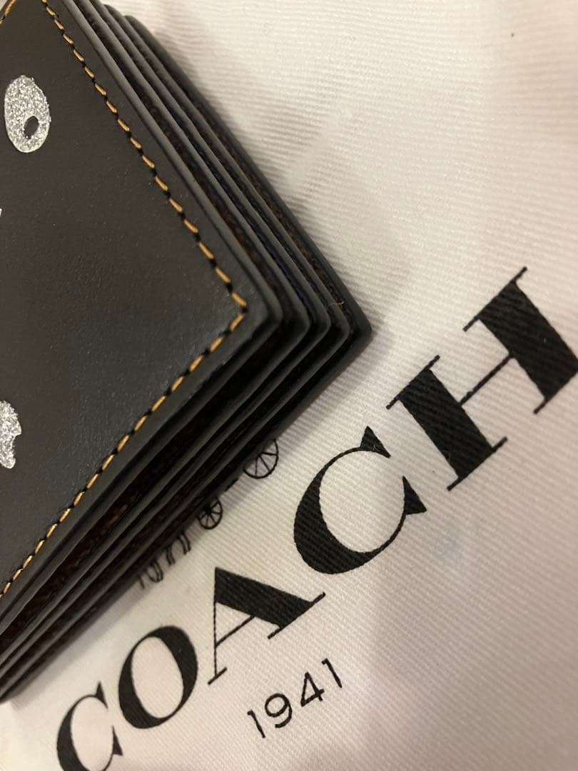 美品　COACH Disney アコーディオンカードケース