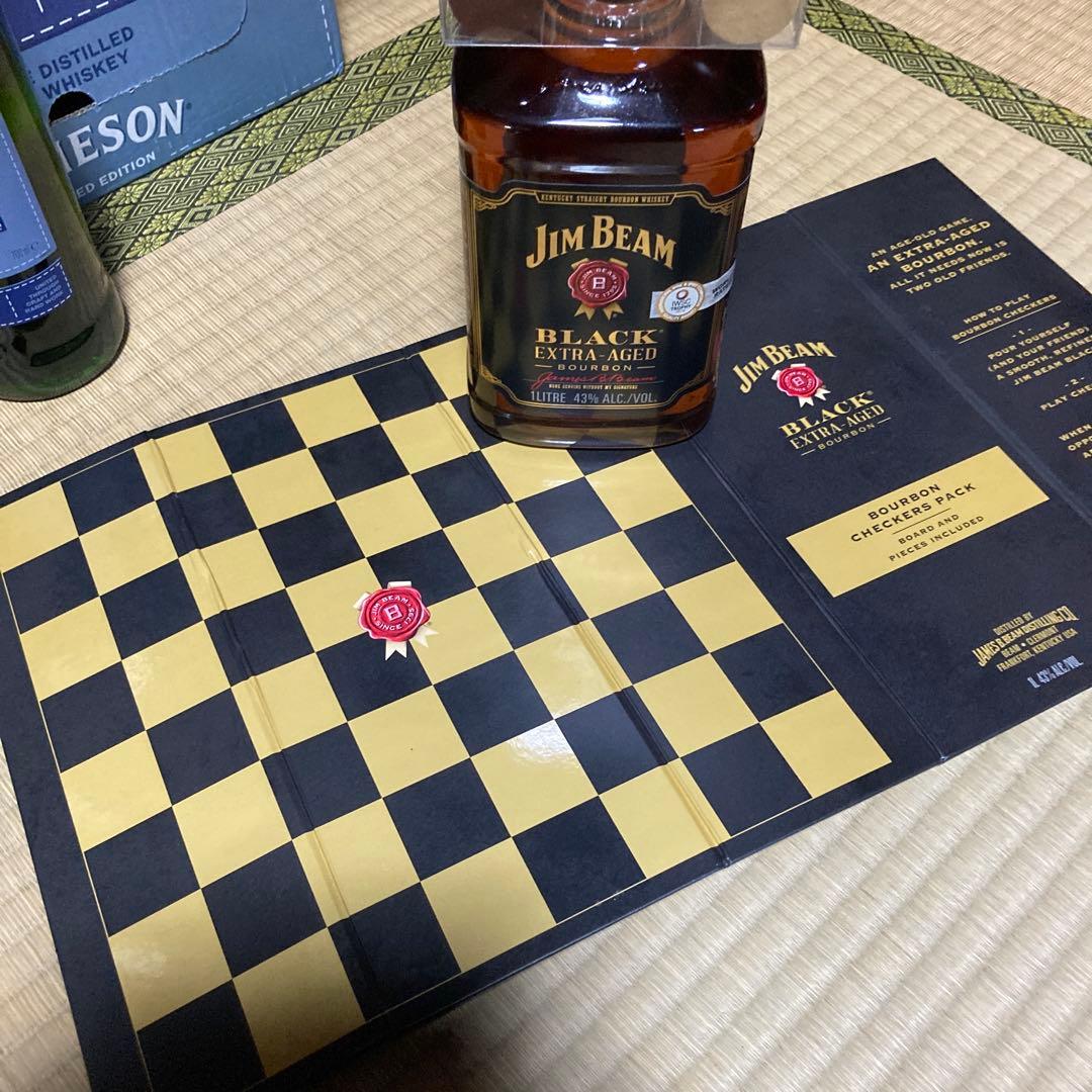 ジムビーム　超激レアボトル　チェッカーズパック
