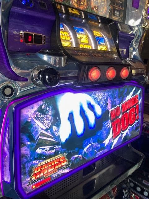 パチスロ実機　アナザーゴッドハーデスX　犬　不要機ボリューム調整付