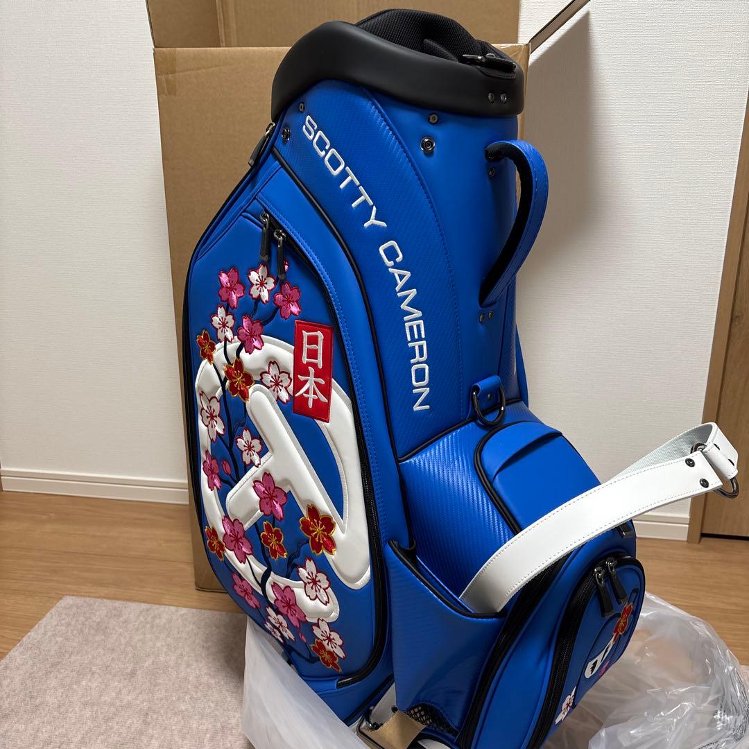 2025スコッティキャメロンフェスティバル桜柄キャディバッグ(ヘッドカバー無し)