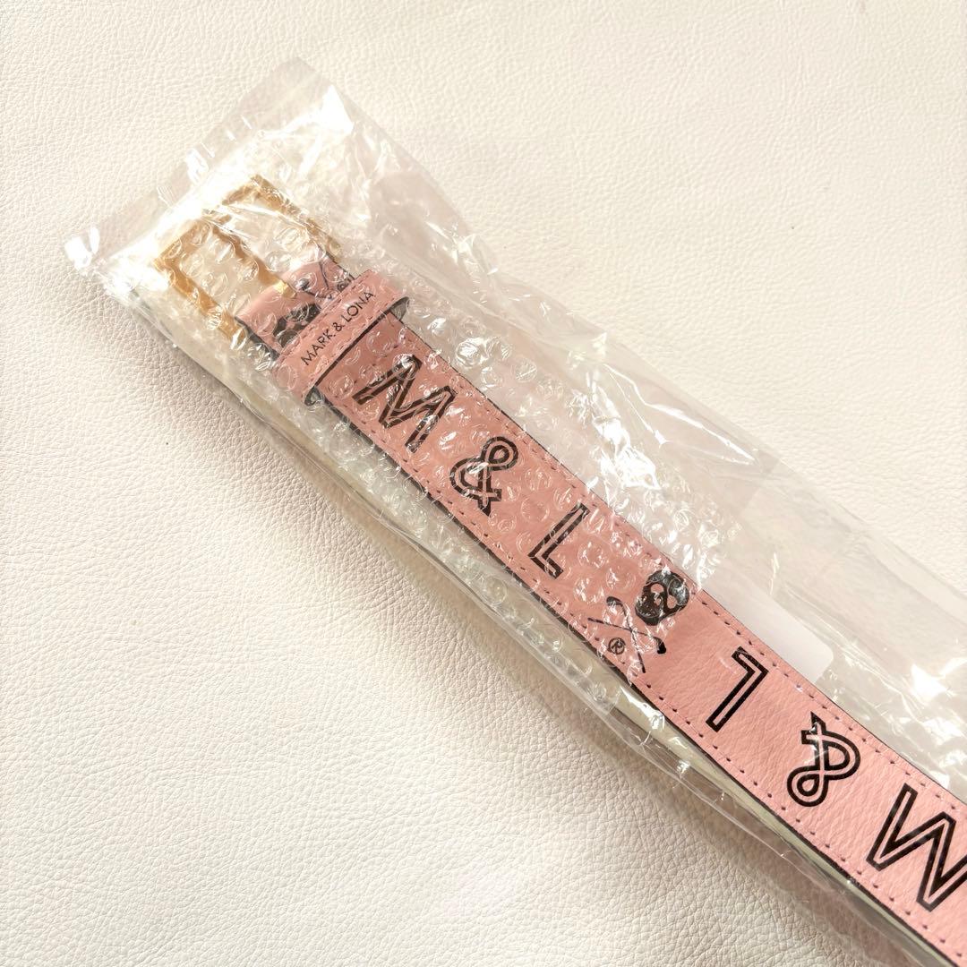 【新品・タグ付き】MARK & LONA ピンク ベルト Mサイズ