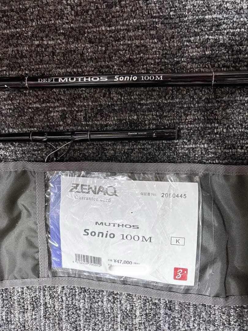 ZENAQ DEFI MUTHOS Sonio 100M 中古ルアーロッド