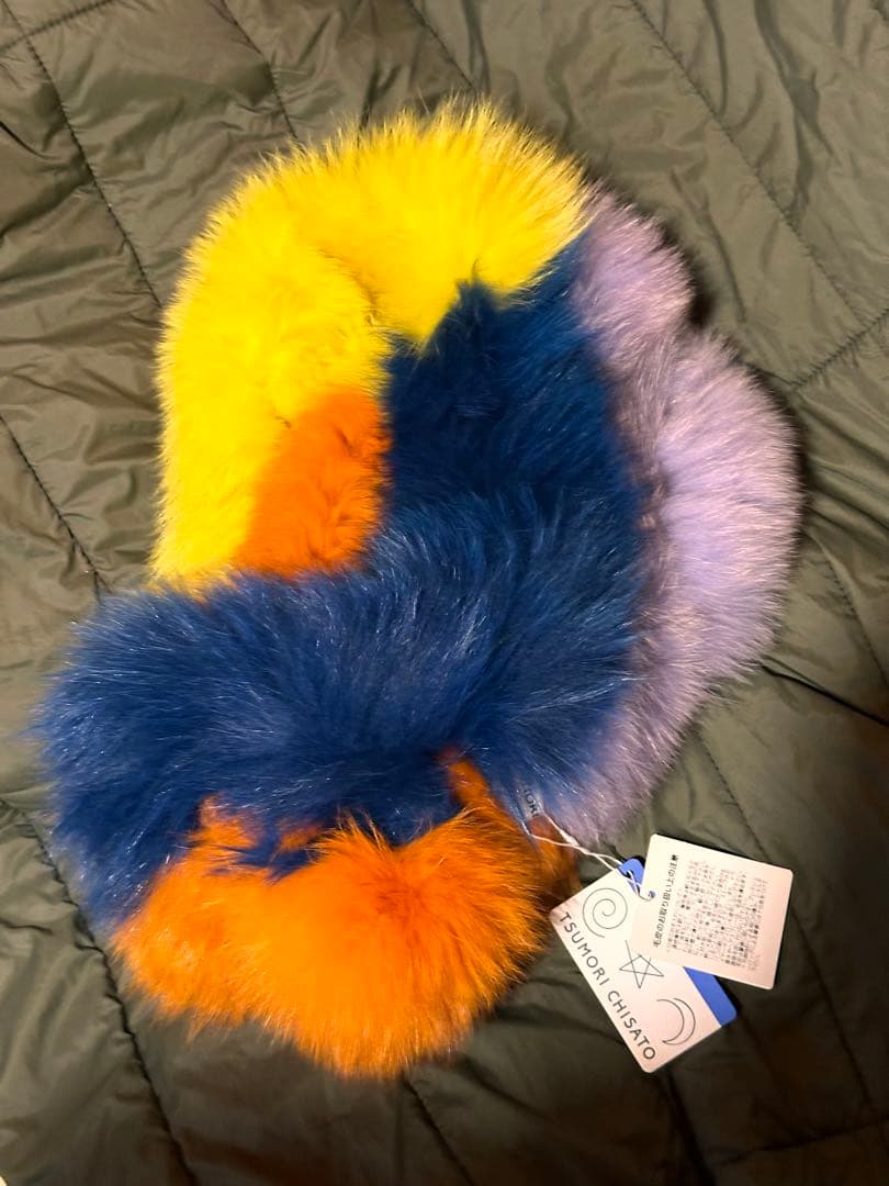 [新品未使用]TSUMORI CHISATO カラフルファーネックウォーマー