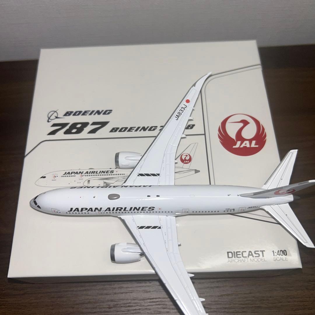 【新品未使用】JCwings JAL 787-8 JA833J 1/400