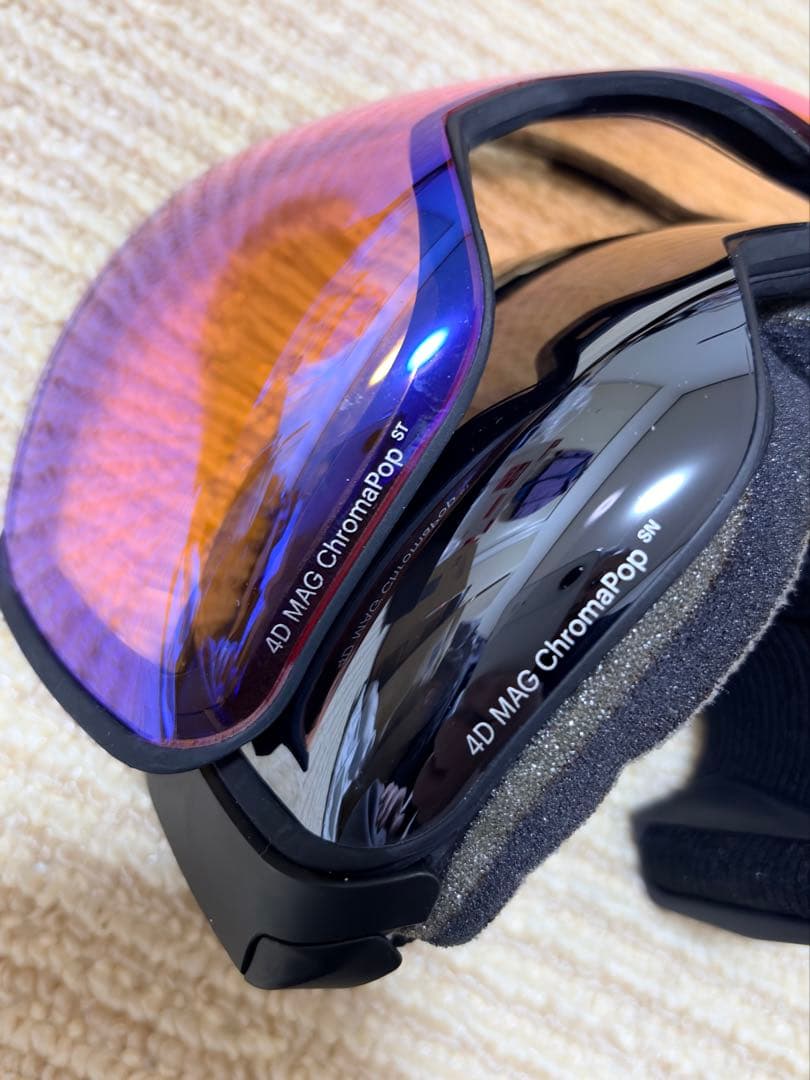 【新品同様】SMITH ゴーグル 4D MAG クロマポップ　アジアンフィット