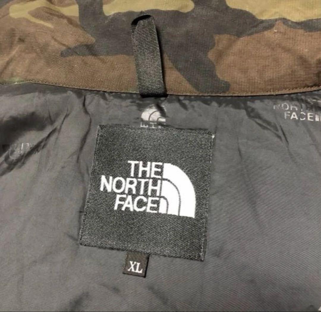 【美品】ノースフェイス☆カモ柄☆コーチ ジャケット☆迷彩☆XL☆HYVENT