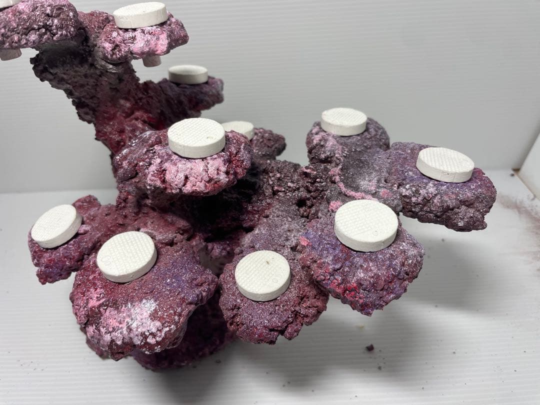 【送料無料】人工ライブロック　PHR37／11穴加工　アク抜き済み安心塗料使用