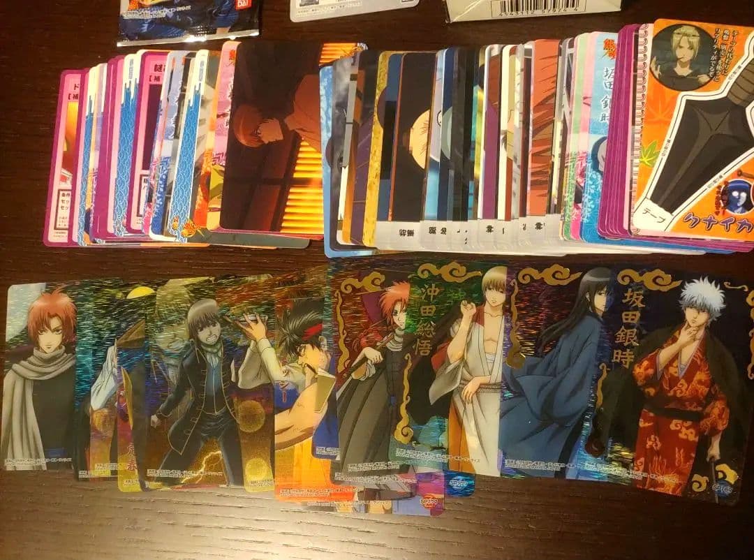 銀魂 クリアコレクションw 1BOX100枚 カードダス まとめ売り