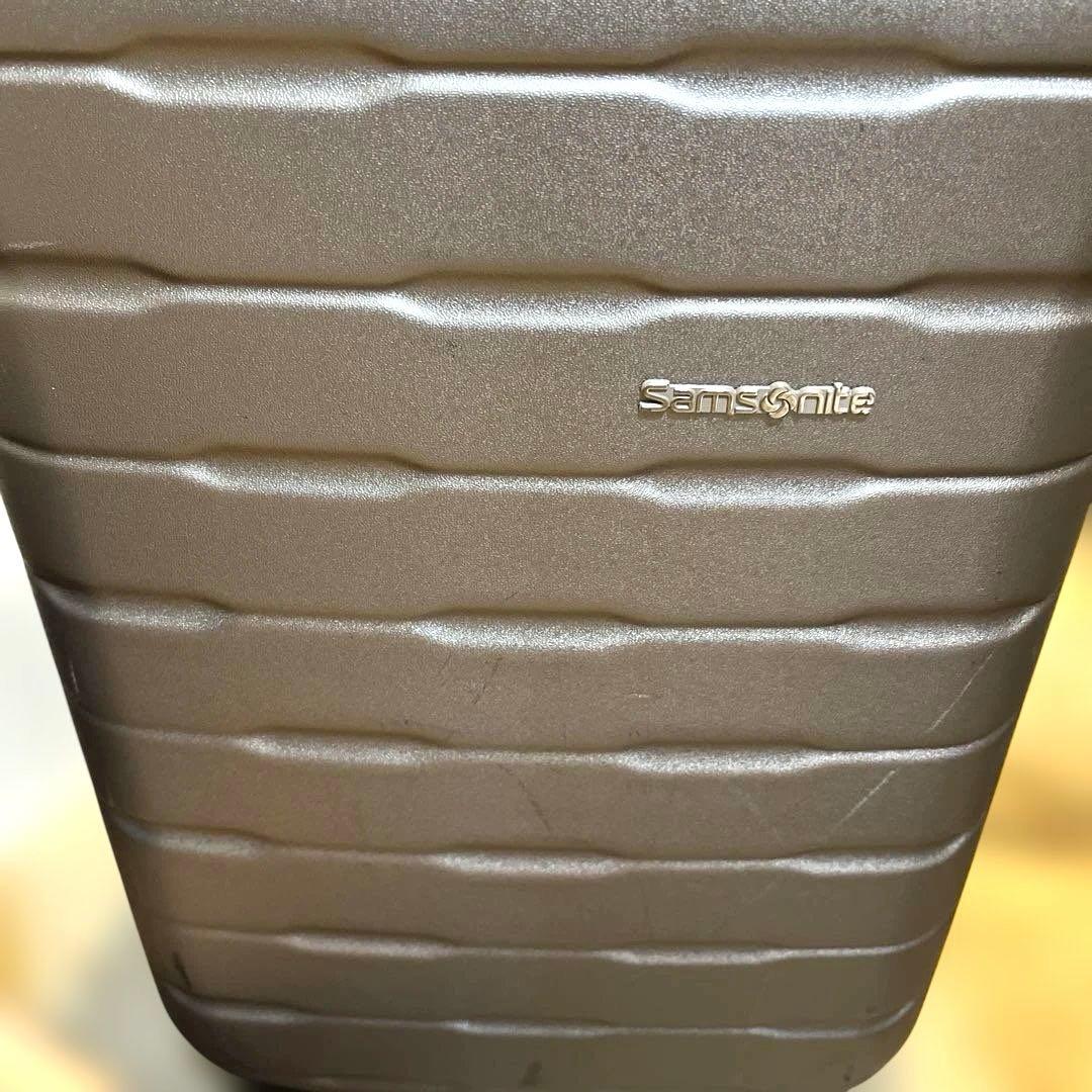 Samsonite グレー キャリーカート TSAロック付き